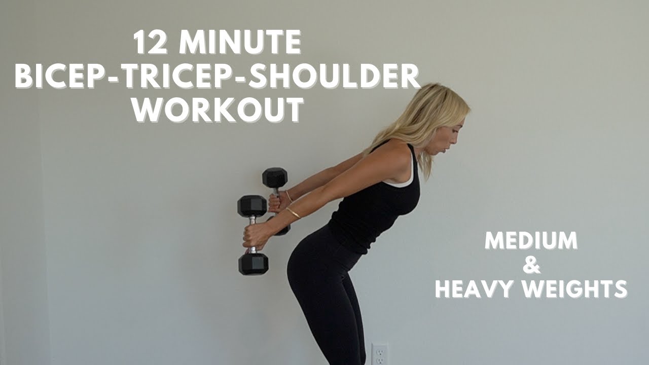 HEAVY WEIGHTS ARM WORKOUT- WEEK 2