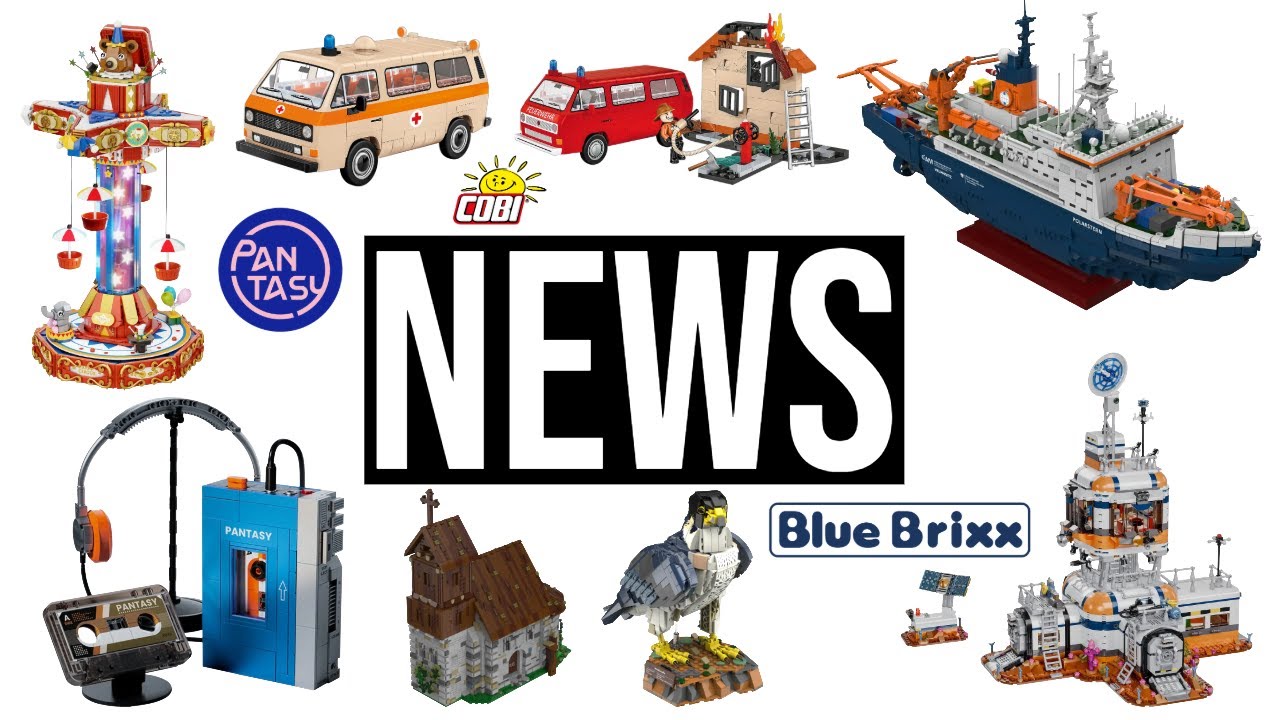 Neue Sets von BlueBrixx, LEGO, Cobi, Pantasy. MOCs der Woche und mehr | Klemmbaustein NEWS 244