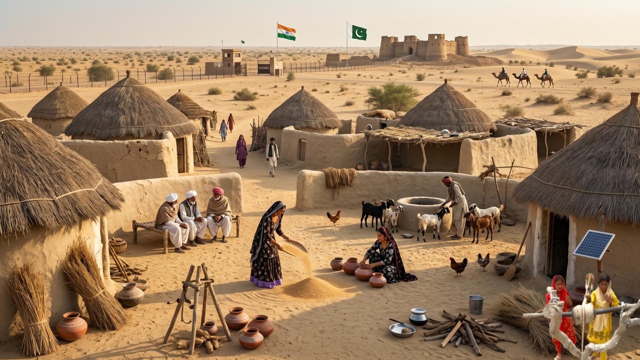 Surviving Extreme Heat in Desert | Women Full Day Routine in Hot Summer Pakistan