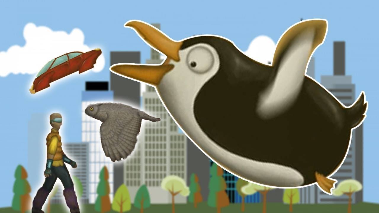 O PINGUIM COMILÃO ENGOLIU UMA CIDADE DO FUTURO! - Joga Velhote