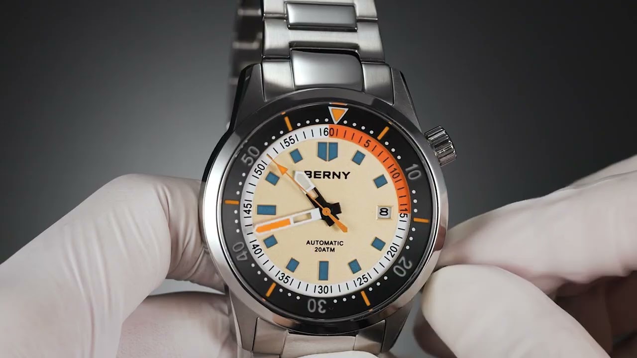 BERNY Automatic Diving Watches for Men 20AMT Super Luminou