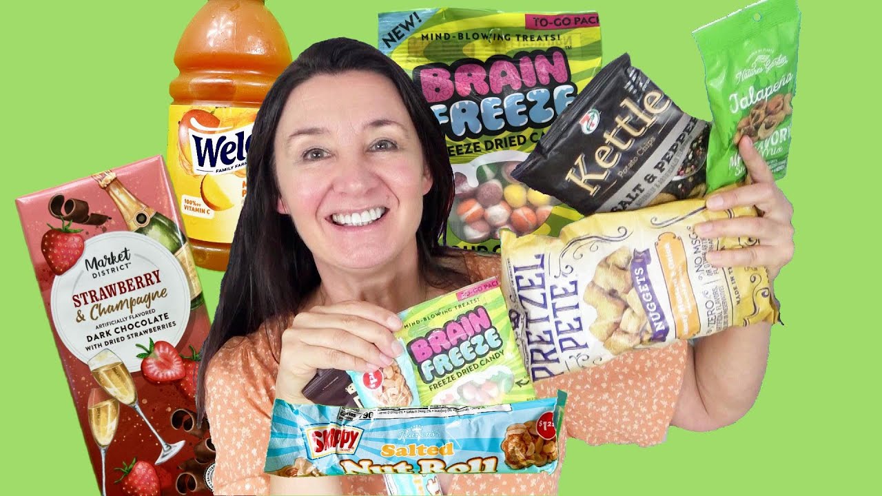 American Treats Taste Test Skippy Nut Roll, Brain Freeze and more