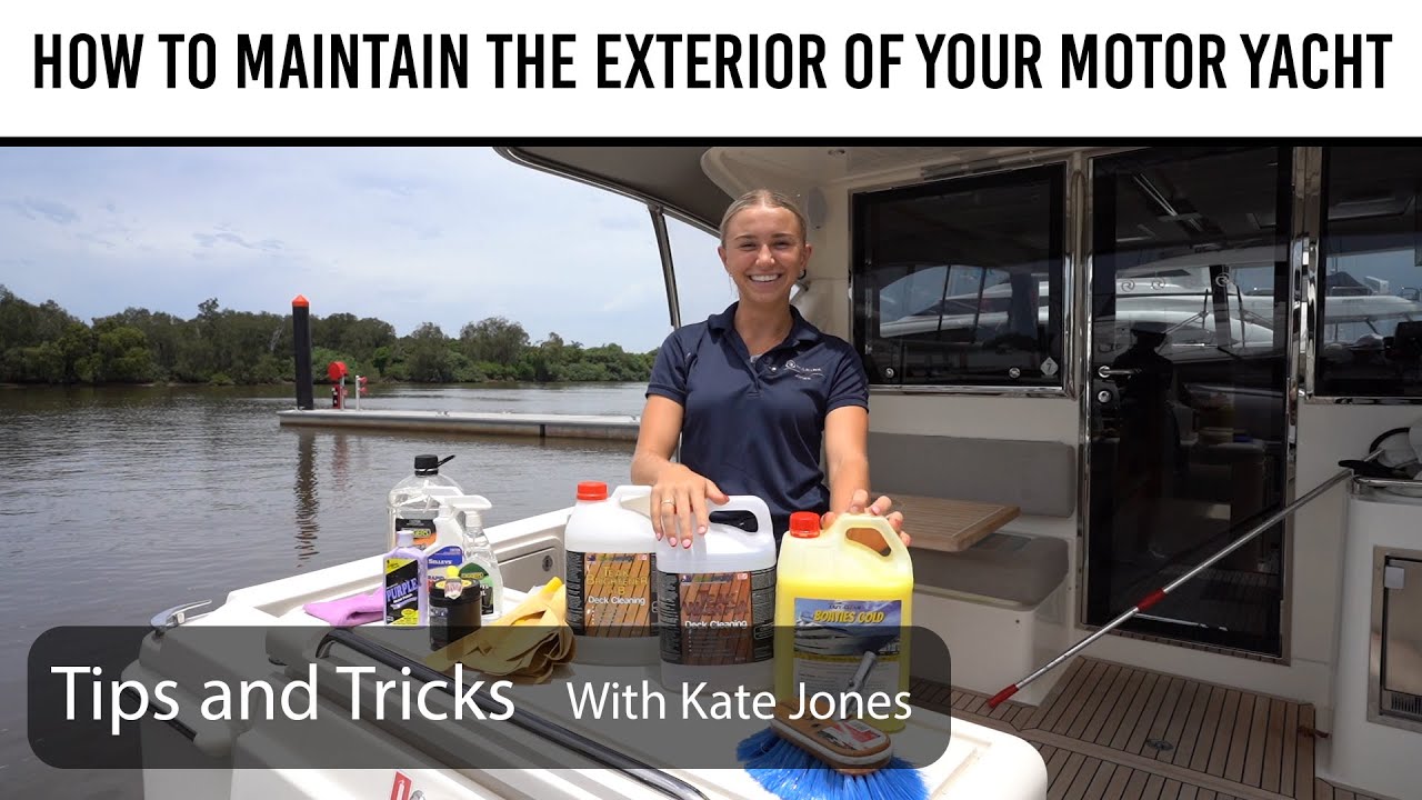 Tips and Tricks: How to Maintain the Exterior of your Riviera Motor Yacht