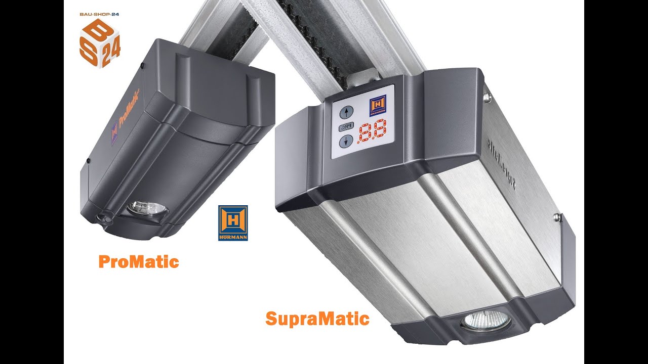 Hörmann ProMatic und SupraMatic Garagentorantrieb Montage