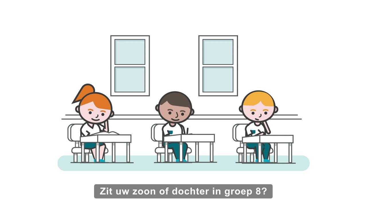 Animatie met uitleg over mavo/vmbo.