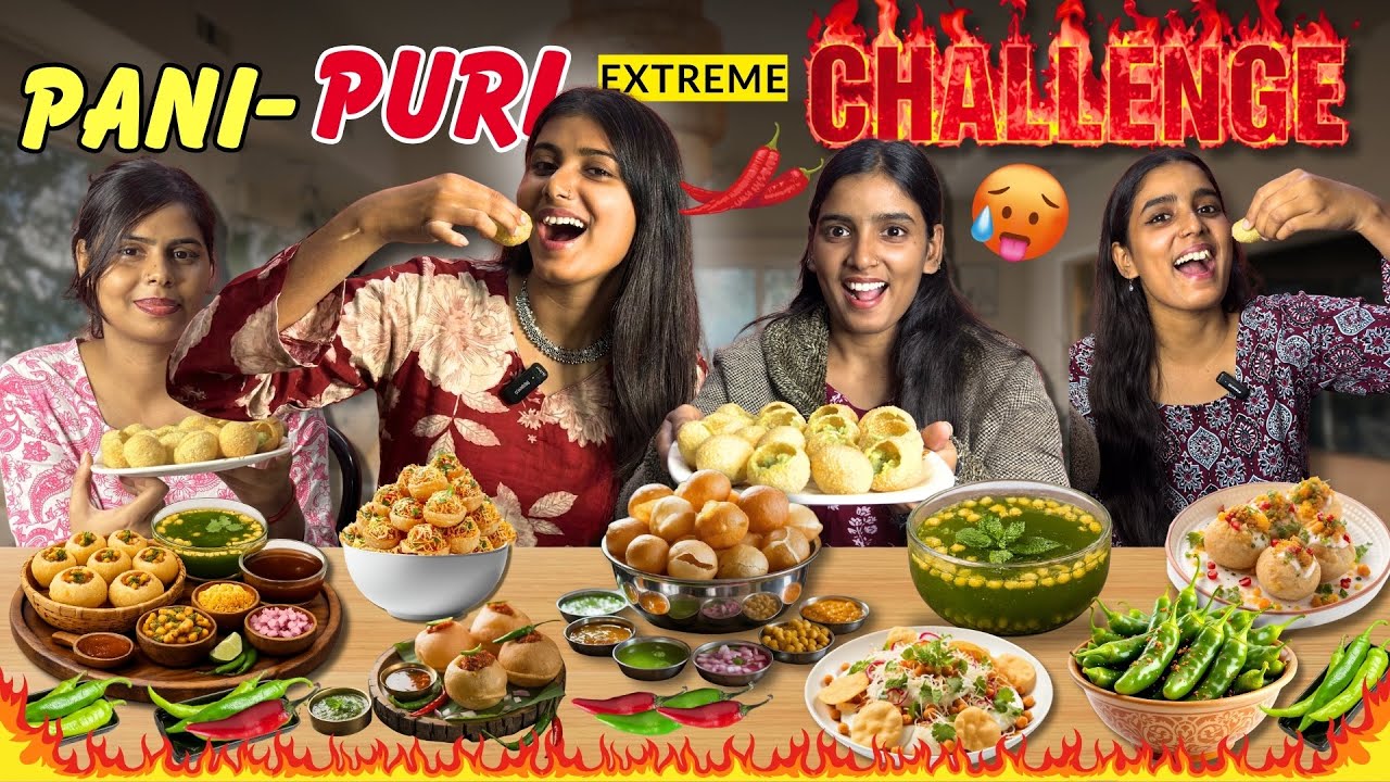 Sisters VS. Pani Puri Challenge! 😱 Extreme Punishments 😂