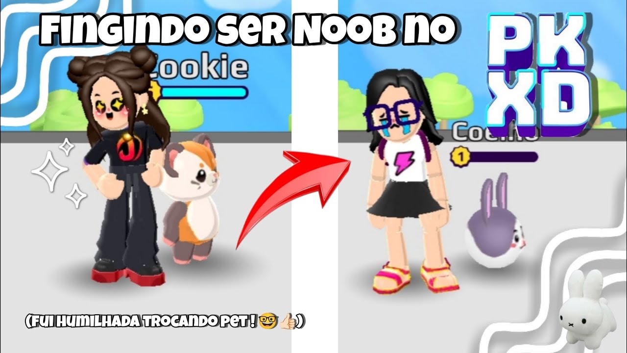 FINGINDO SER NOOB NO PKXD ! 💅🏻(FUI HUMILHADA TROCANDO PET)🤓👍🏻