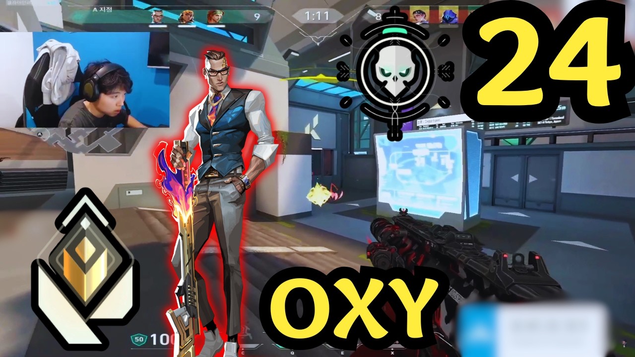 24 KILLS MVP with OXY CHAMBER Split MAP Carry Game —  VALORANT VOD