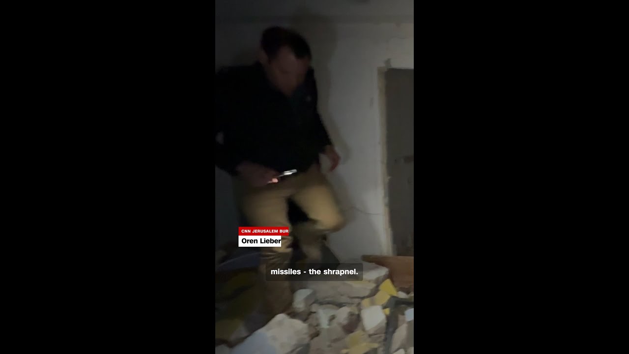 Tel Aviv home torn apart in Iranian missile strike