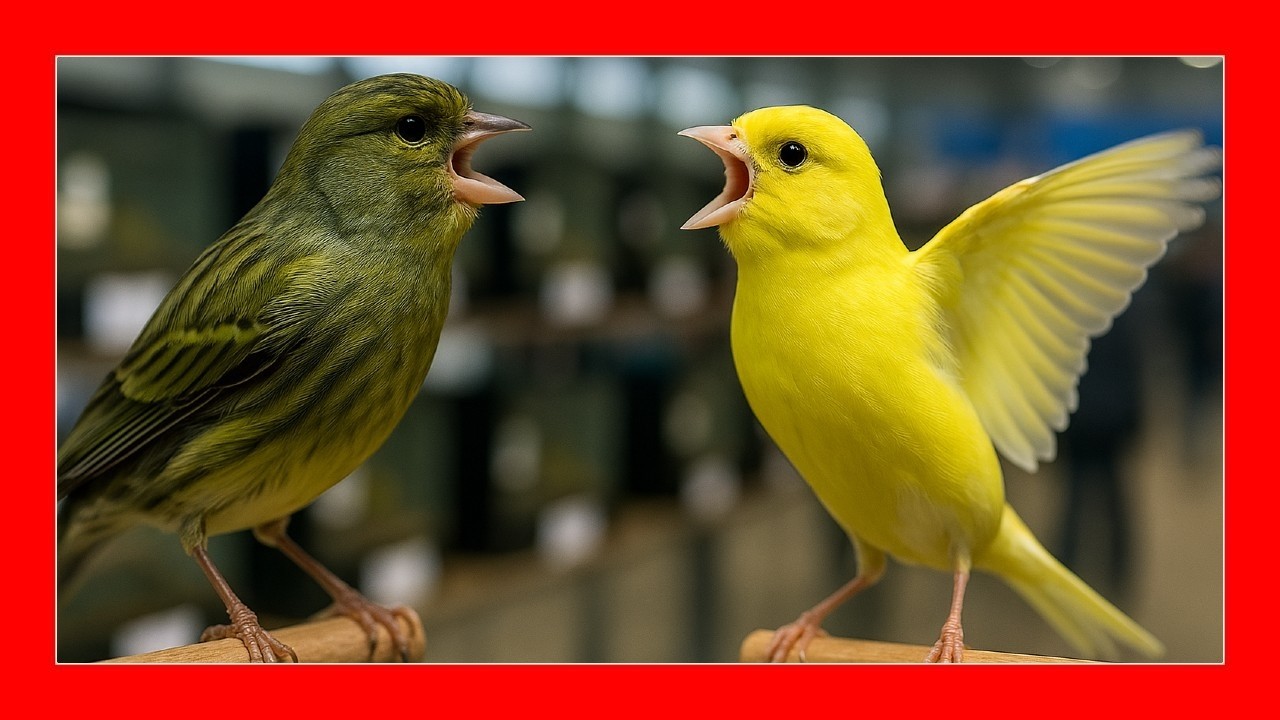 ПЕСЕННАЯ БИТВА 🐤 Испанский тимбрадо против желтого липохрома | Какая канарейка поет лучше?