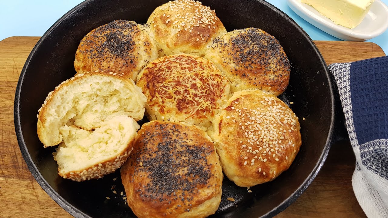 Chifle pufoase fara drojdie - reteta simpla si rapida