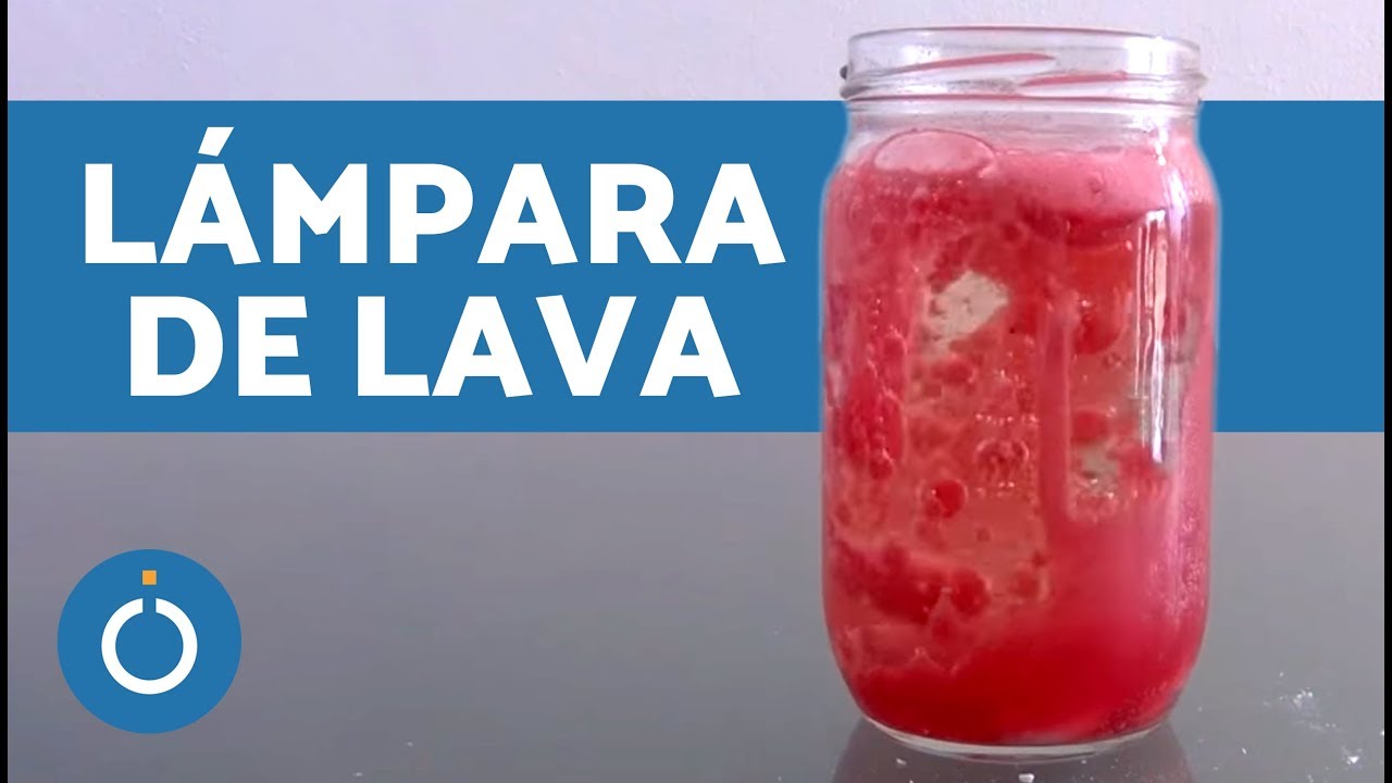 Lámpara de lava casera - Manualidades fáciles