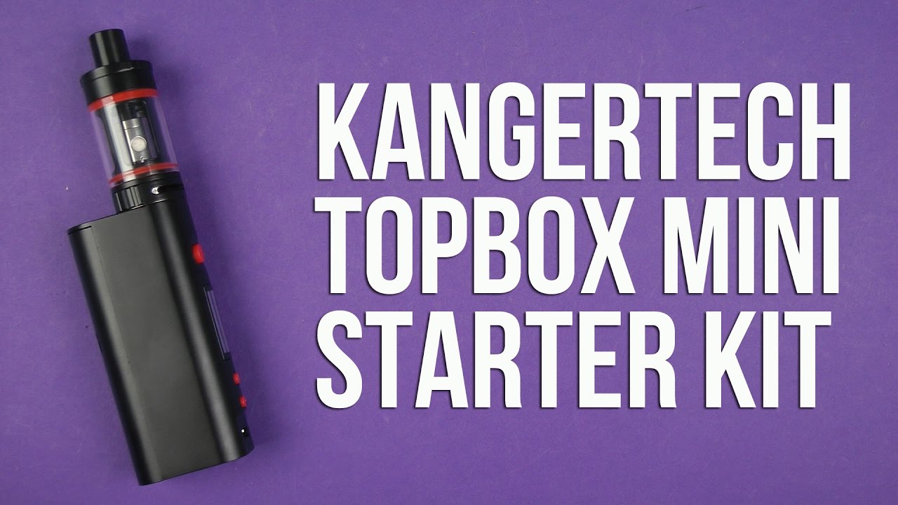 Распаковка Kangertech TopBox Mini Starter Kit Black