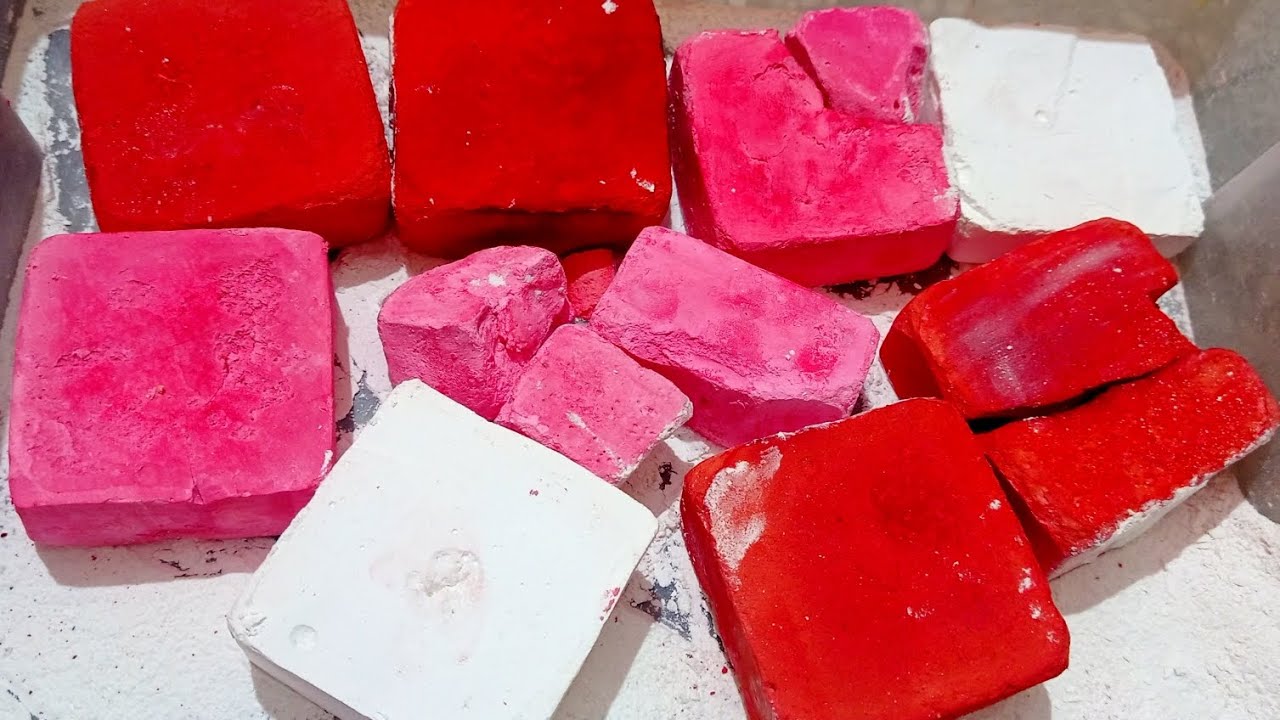 Deep dyed homemade blocks | Gymchalk