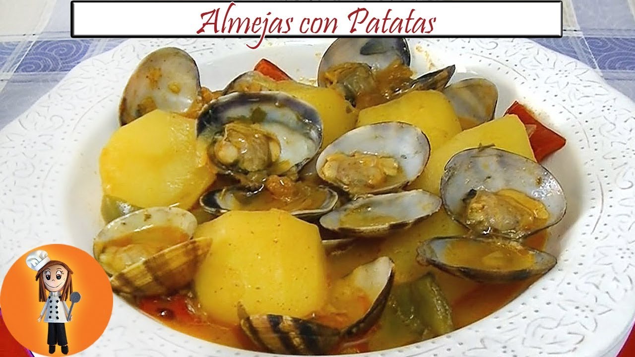 Almejas con Patatas | Receta de Cocina en Familia