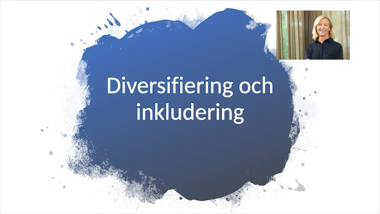 En minut om - Diversifiering och inkludering