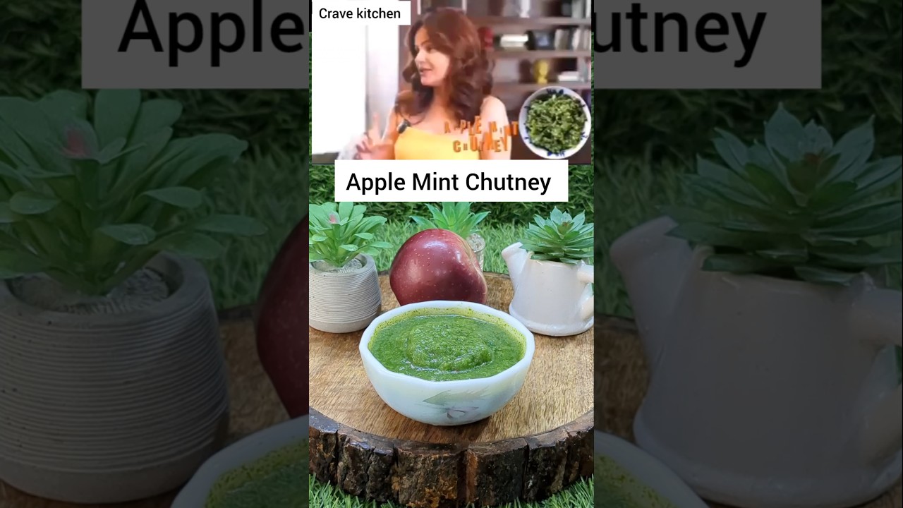 Apple Mint Chutney #Cravekitchen #shorts #shortsfeed