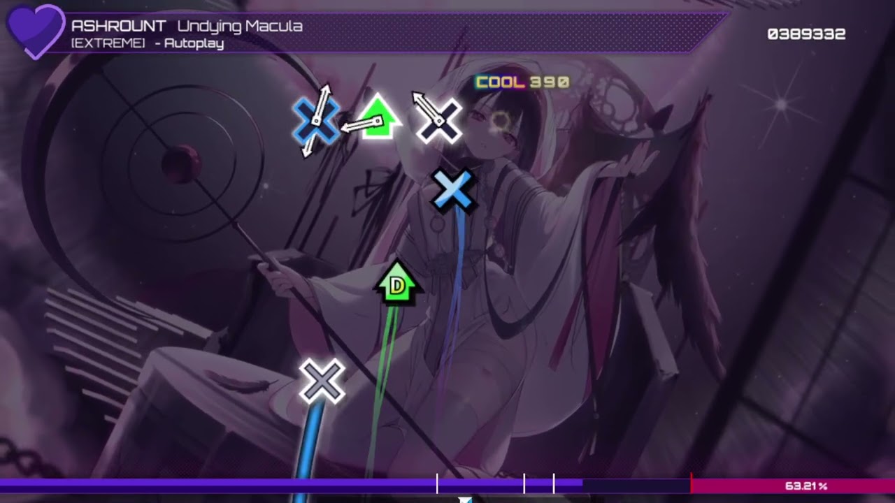 【Project Heartbeat】Undying Macula【Extreme 10★】Chart View