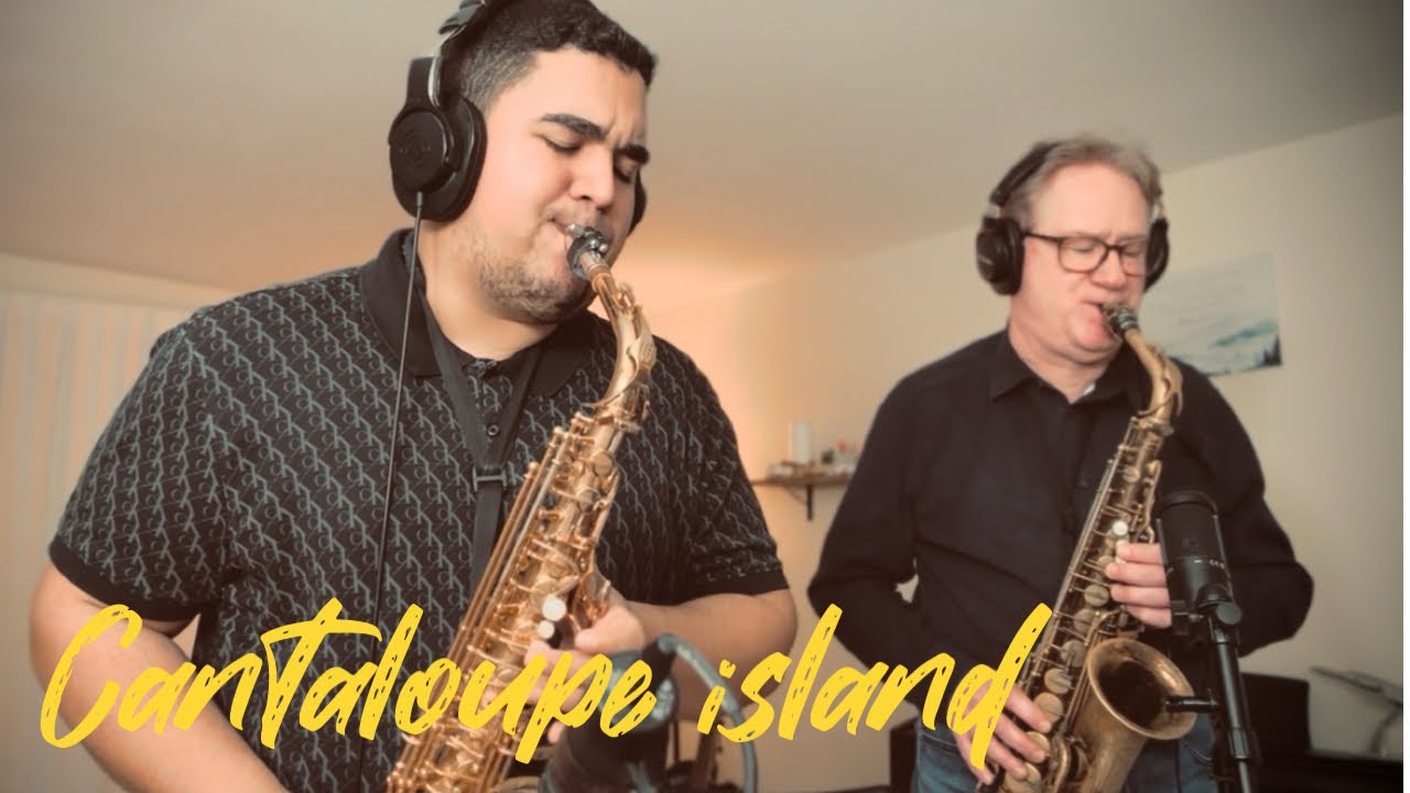 Cantaloupe island alto sax duet