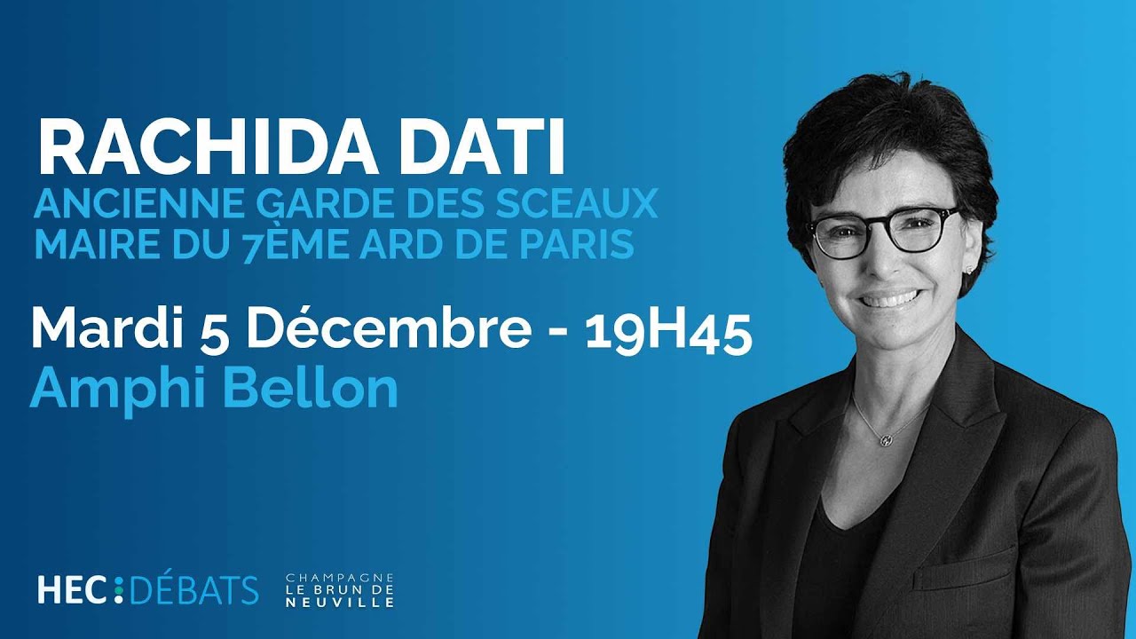 HEC Débats reçoit Rachida Dati
