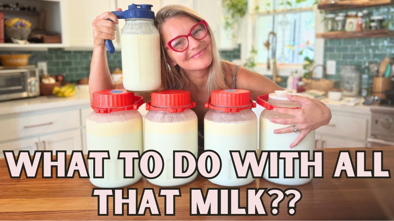 TIPS To Use Up Raw Milk and Extend It's Life