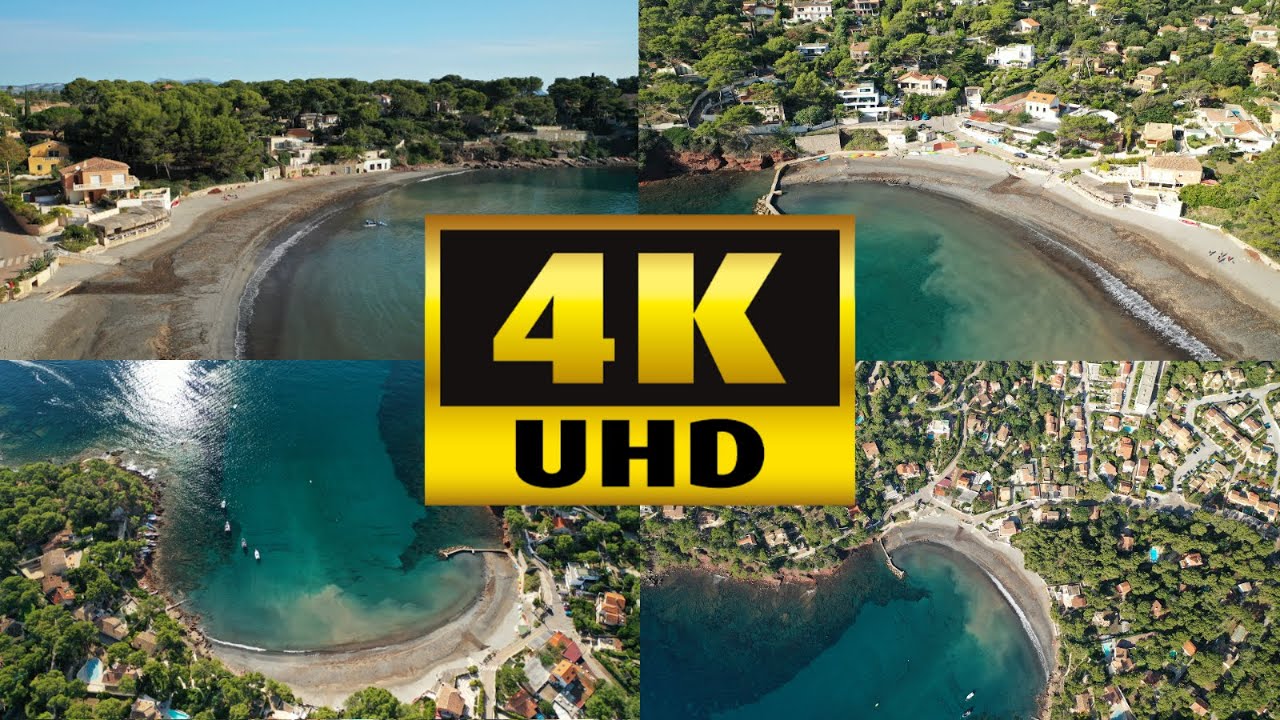 L'ANSE DE FABREGAS - LA SEYNE SUR MER - FILME PAR DRONE EN 4K - (30 septembre 2020)