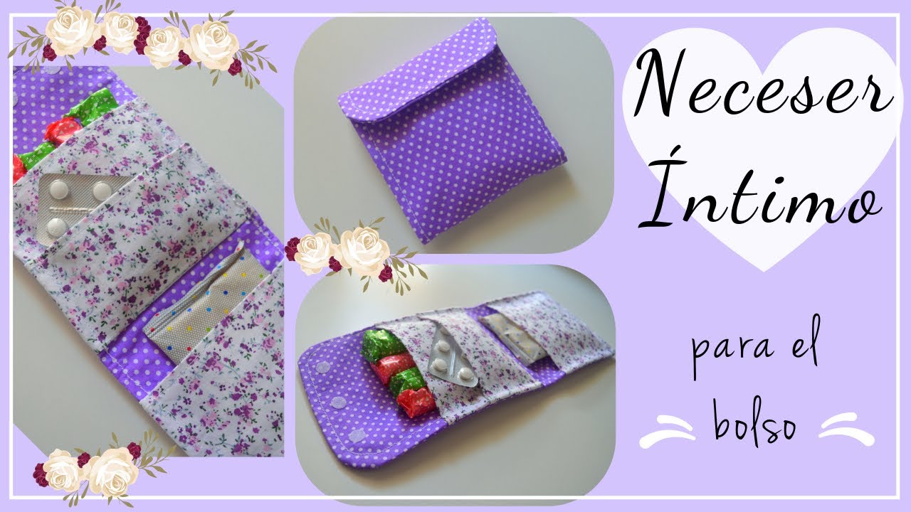 DIY: NECESER PARA PRODUCTOS DE HIGIENE ÍNTIMA. Costura Fácil | LaMaletadeRayas