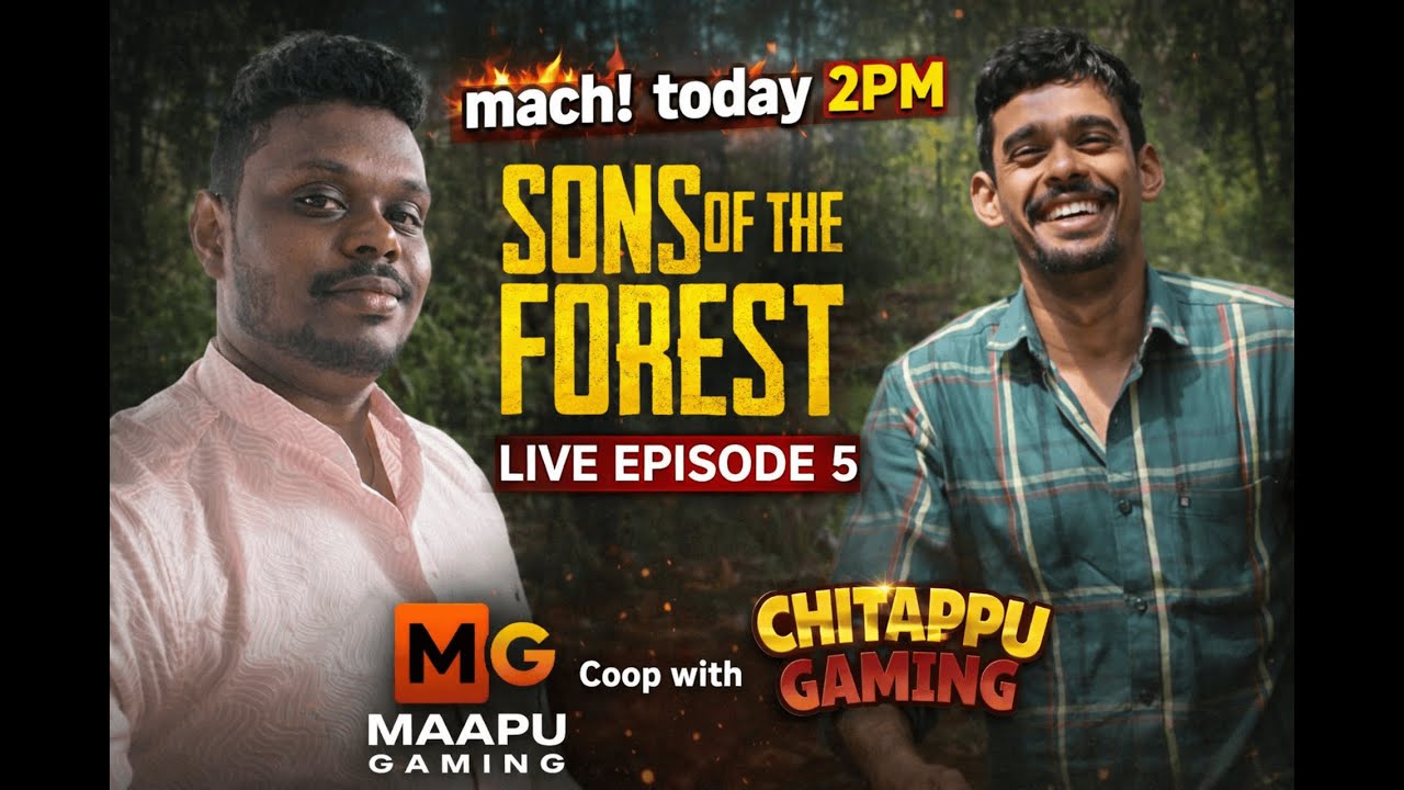Sons of the Forest Tamil Live Stream EP5 | Maapu & Chittappu Co-op Survival @Chittapugaming