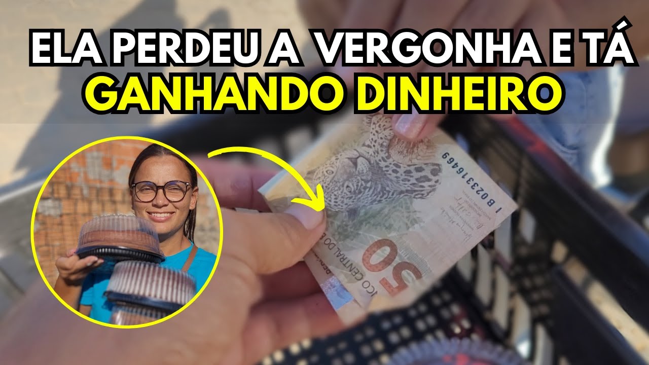 Ela tinha vergonha de vender… hoje faz fila pra comprar com ela!