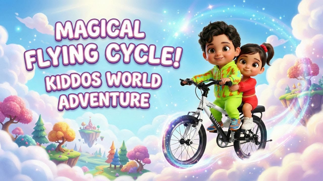 Aayu Pihu ki Magical Flying Cycle! 🚲☁️ Baadalon Mein Masti!