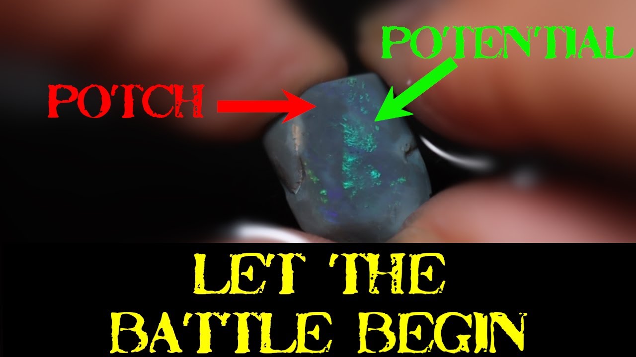 Борьба с зельем Dremel Carving A Lightning Ridge Black Opal