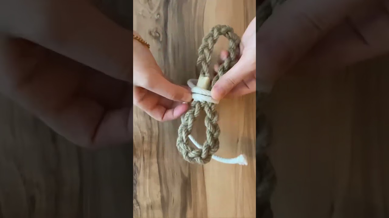 Evdeki iplerden &ccedil;ok pratik perde tutacağı #diy #homedecor #kendinyap #perde