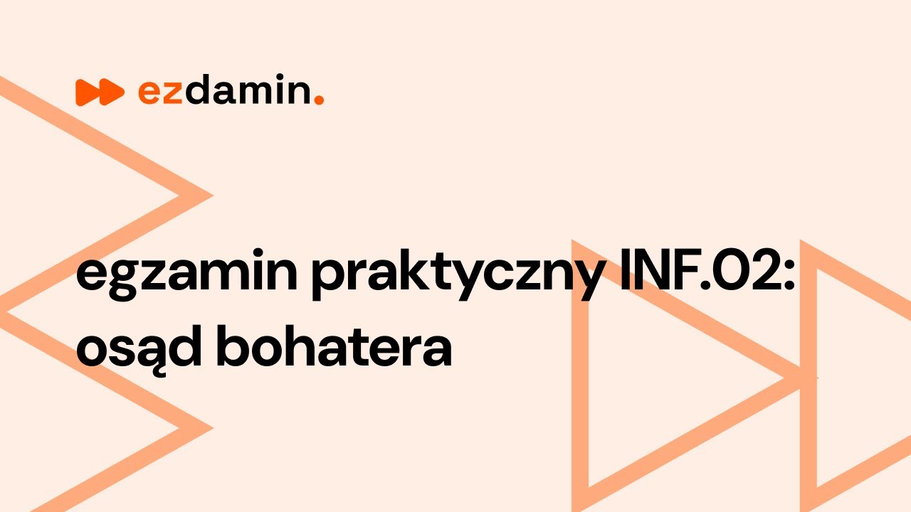 PODSTAWY PODSTAW: szybka powt&oacute;rka na 75%, ale tylko proste rzeczy (egzamin INF.02) - ezdamin.pl