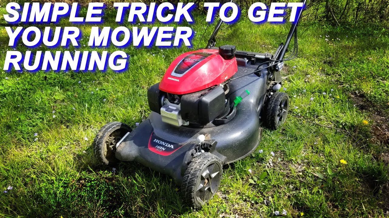 Fixing A  Honda HRN 216 Mower That Won't Start