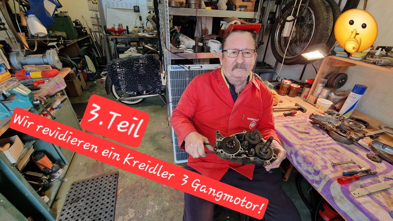 Kreidlermotorrevision 3Teil.wie revidiere ich den Motor #kreidler #Kreidlergarage #Kreidlerschrauber