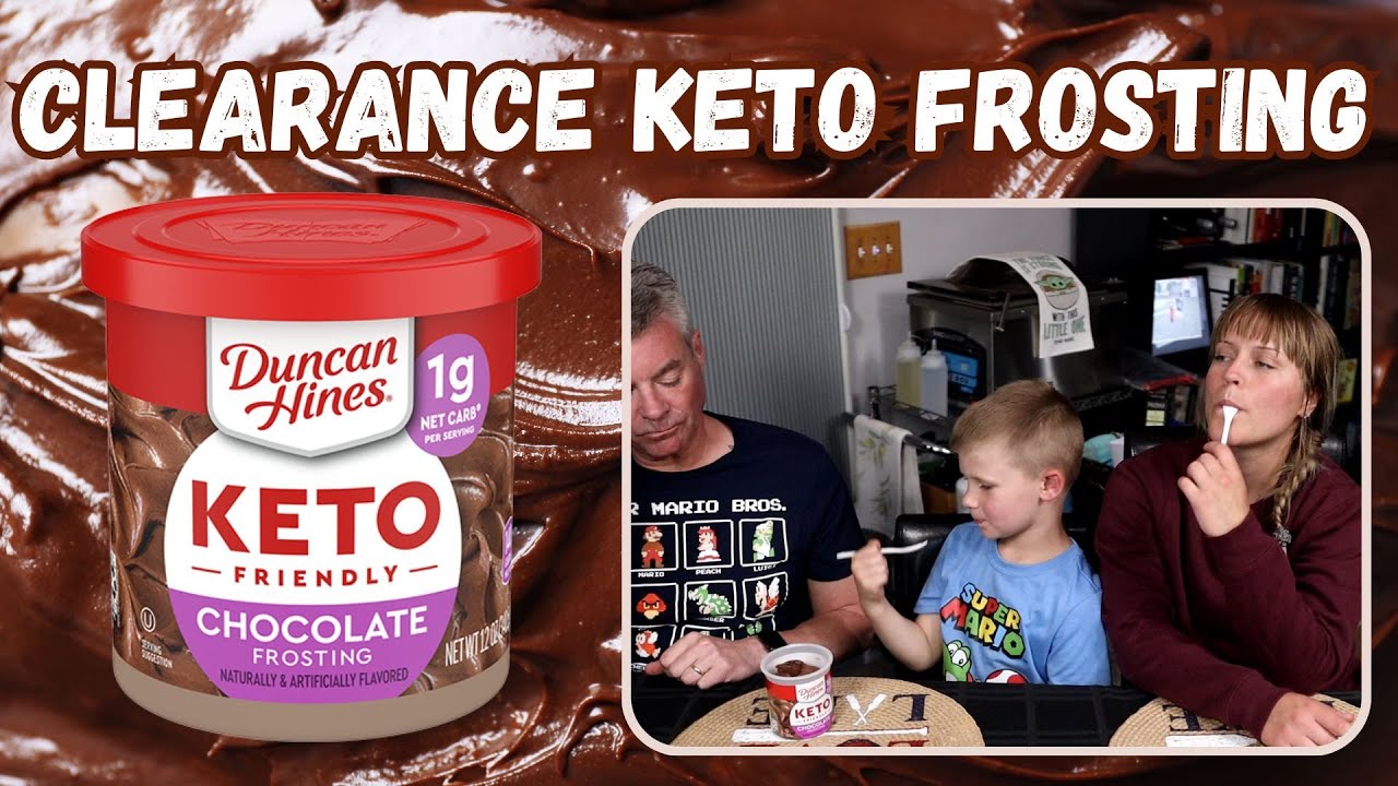 $2 Keto Find! Duncan Hines Chocolate Frosting Review