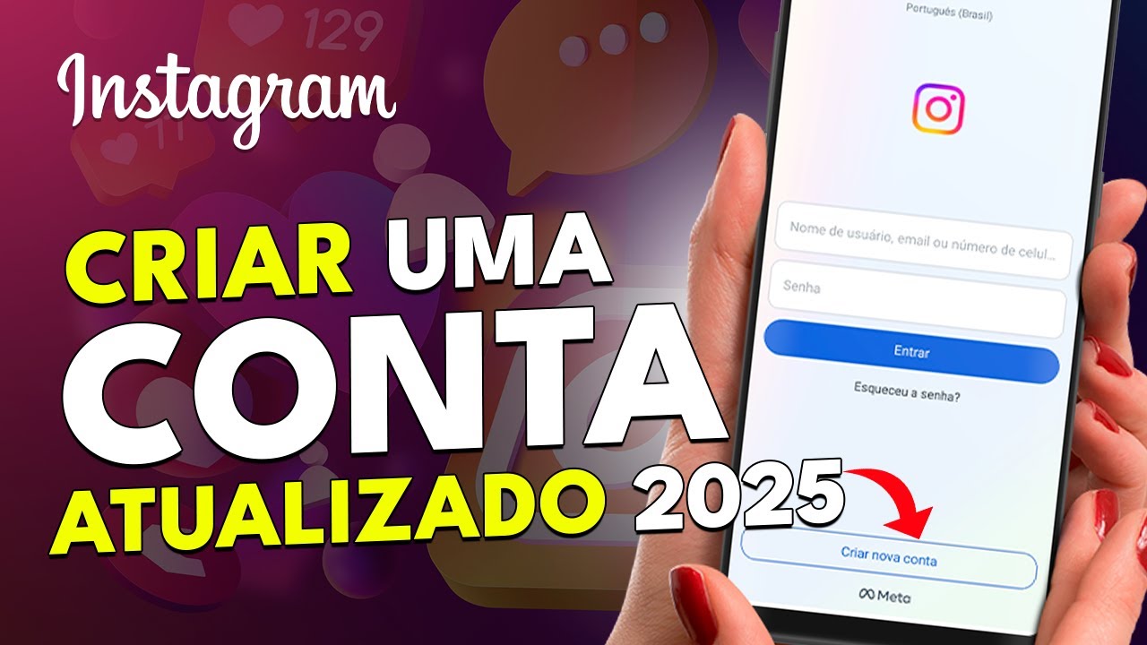 Como CRIAR uma CONTA no INSTAGRAM (ATUALIZADO em 2025)