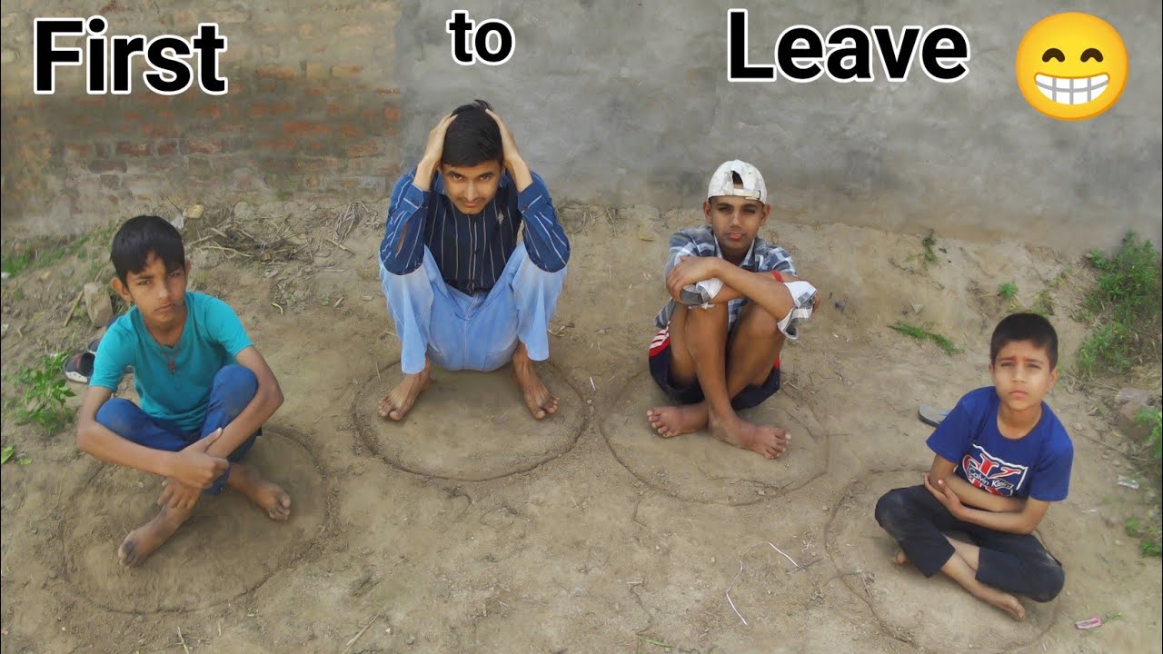 First To Leave😱 Challenge # funny #masti #experimnent 