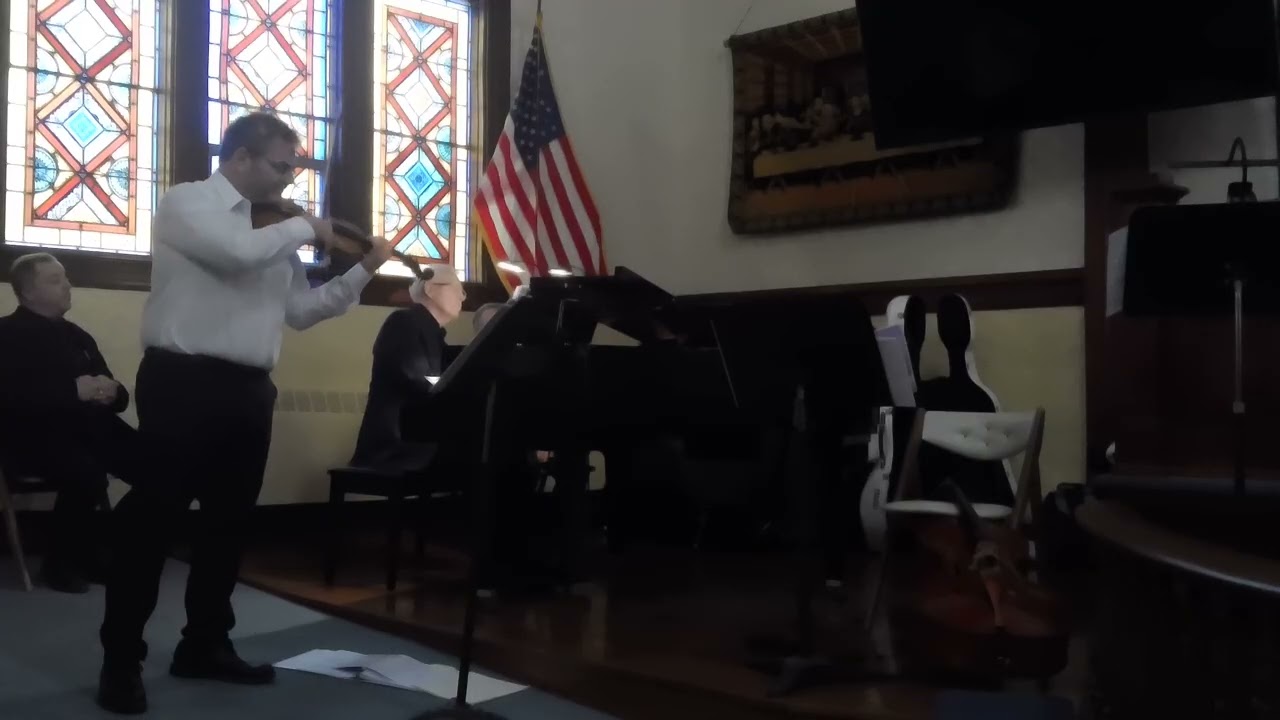 Violin Sonata 10 k378 by Mozart, Andantino : Robert Leibholz Violin