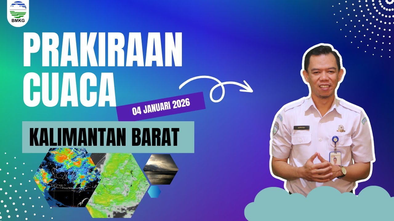 Prakiraan Cuaca Kalimantan Barat Hari Rabu, 04 Februari 2026
