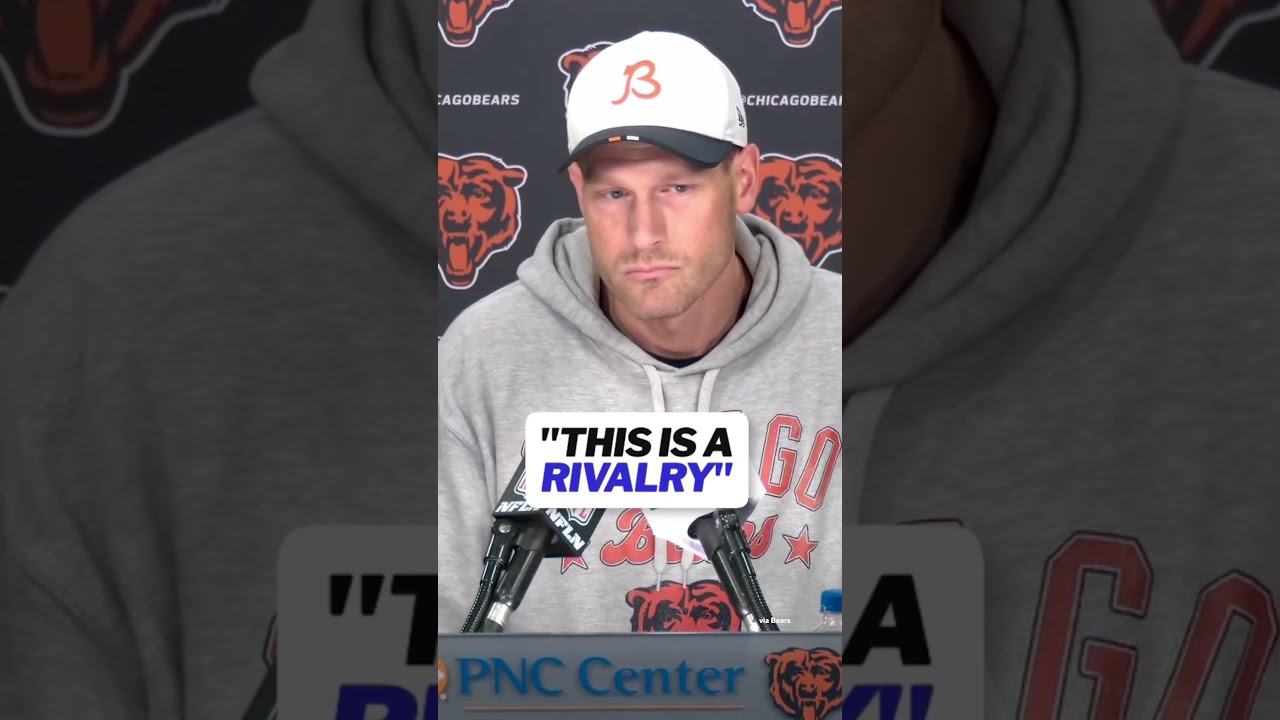 Bears HC Ben Johnson responds to questions about Matt LaFleur 👀 🤝 