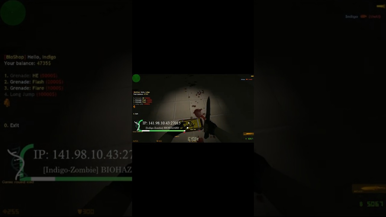 CS 1.6 Зомби сервер Биохазард с лазерами