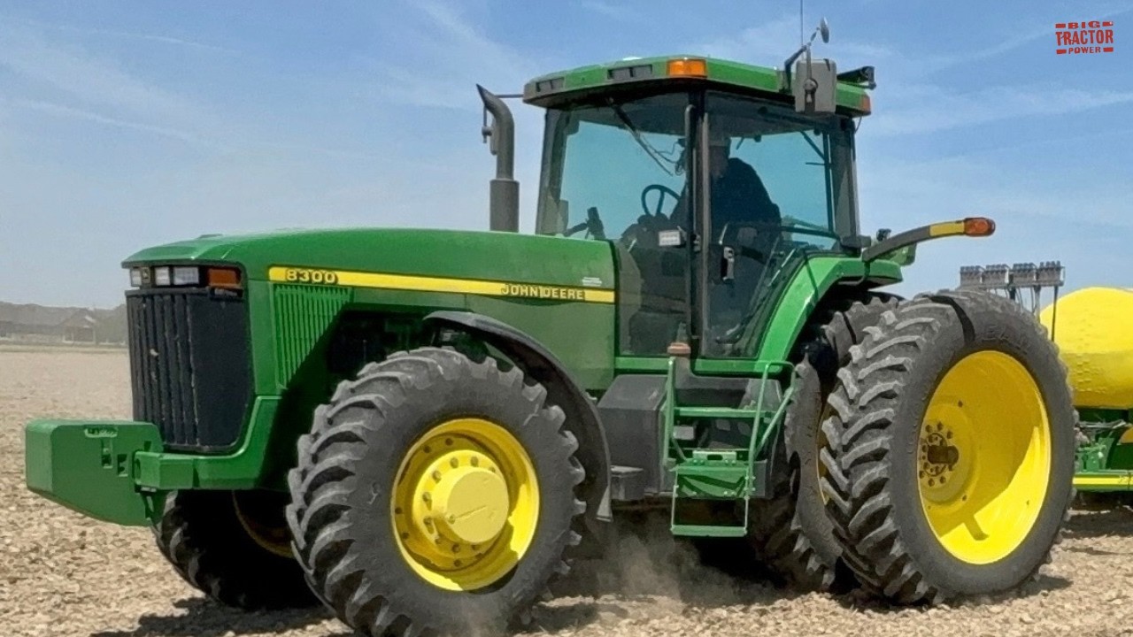 JOHN DEERE 8300 Tractor Planting Popcorn