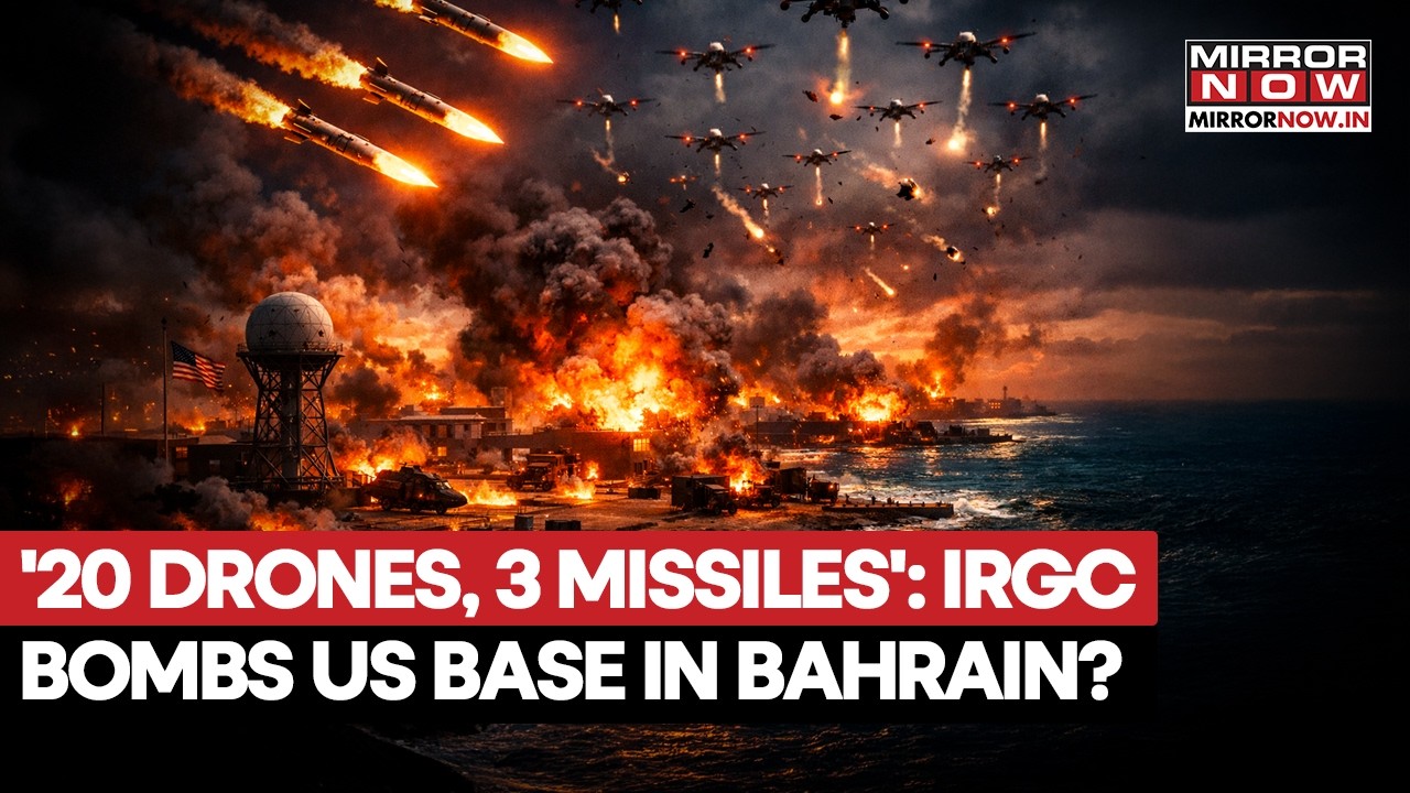 Iran Bombs US Command Center In Bahrain? IRGC Launches 20 Drones, 3 Missiles As Manama Burns