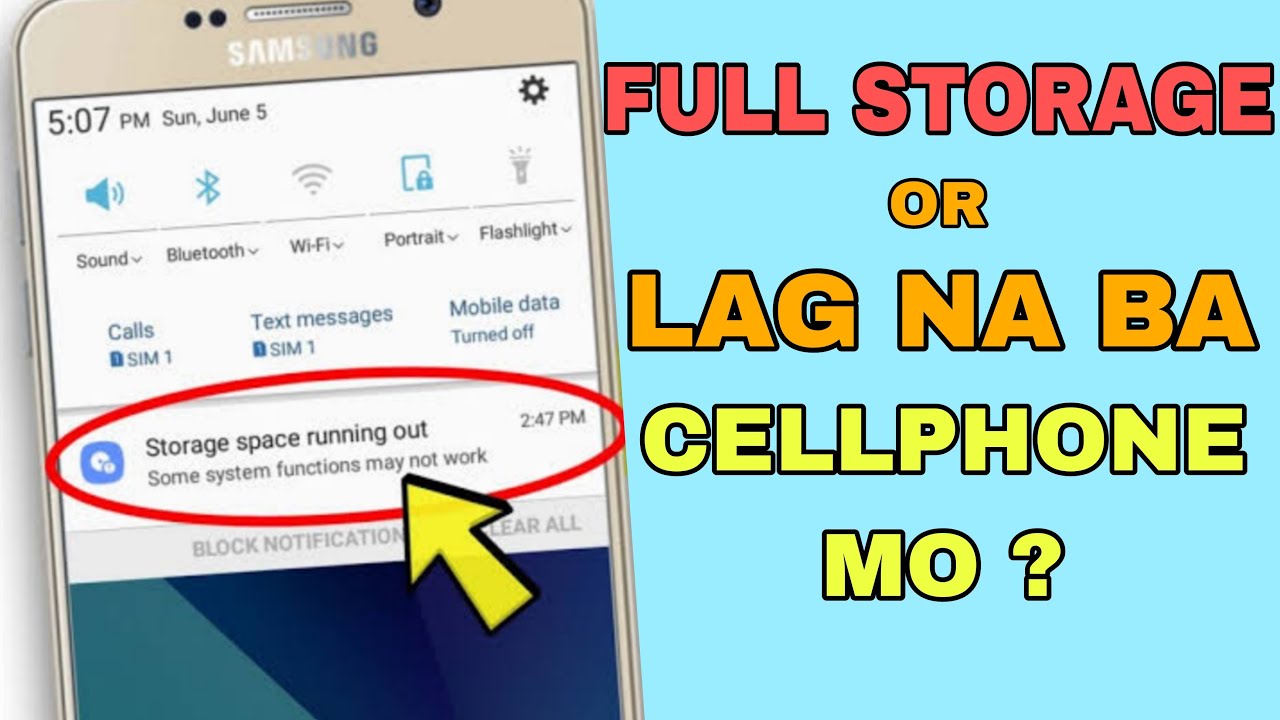 Ito ang sagot kung Full Storage at Lag na Cellphone