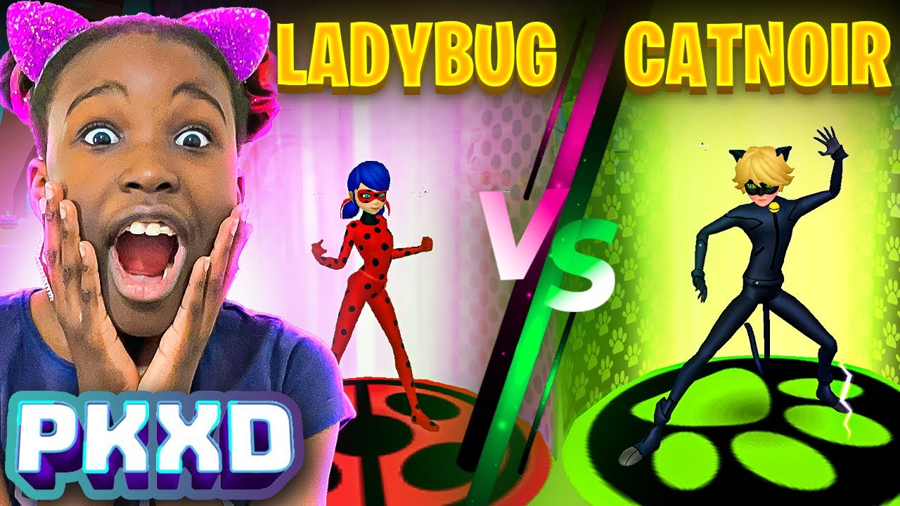 Miraculous LadyBug VS CATNOIR in PK XD
