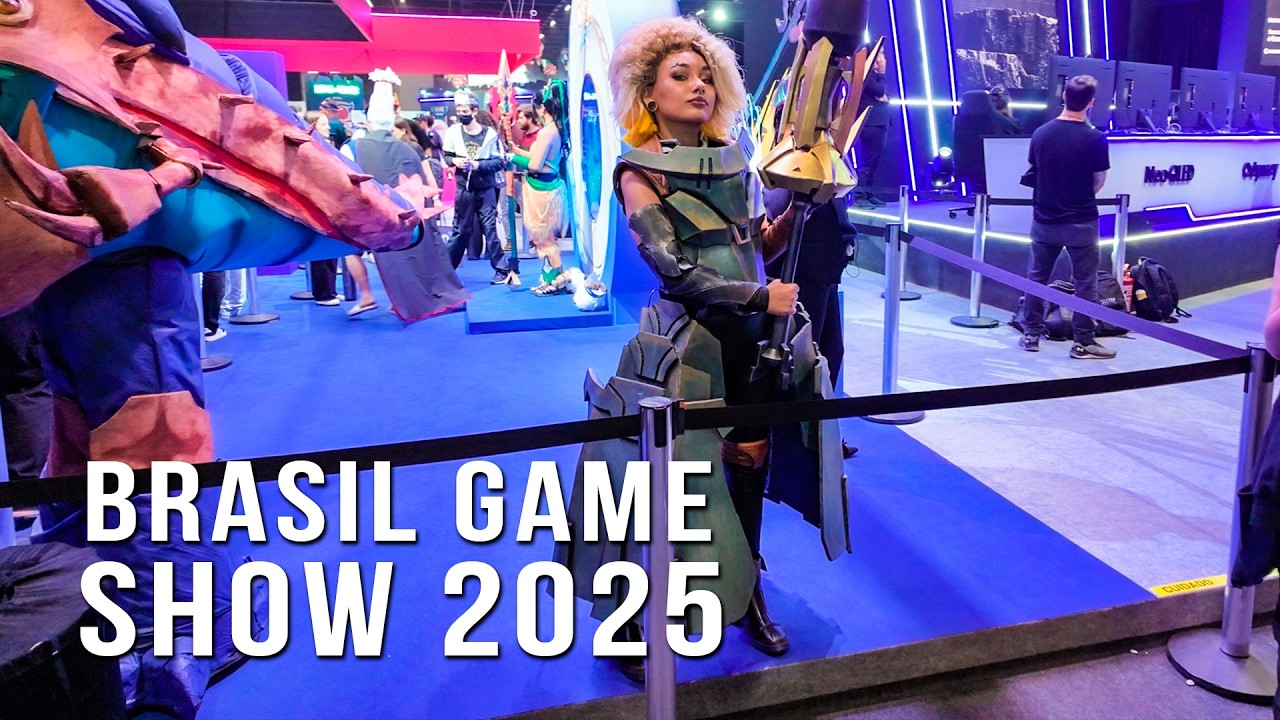🎮 BGS 2025 | BRASIL GAME SHOW 2025【4K】| TOUR COMPLETO | NINTENDO, SAMSUNG, BRINDES | WALKING TOUR