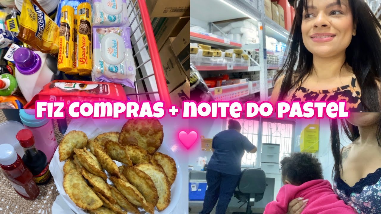 MÃE SOLO - REPOSIÇÃO DO MÊS - PASTÉIS PARA O JANTAR  - LEVEI ZAYA NO POSTINHO - 