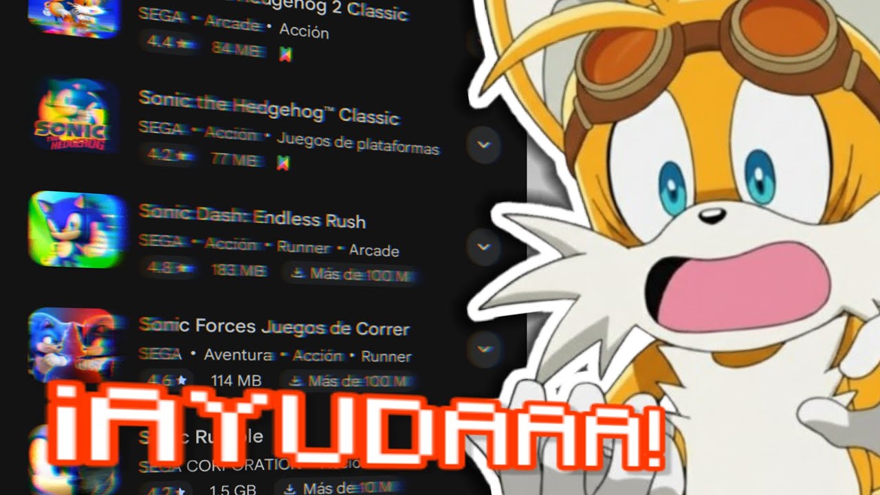 Probando LAS COPIAS MÁS RARAS de SONIC en toda la PLAYSTORE - Paper Tails