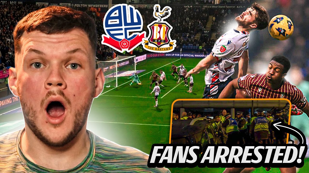 Болельщики арестованы после матча «Болтон» — «Брэдфорд» | «Болтон Уондерерс» — «Брэдфорд Сити» | ...